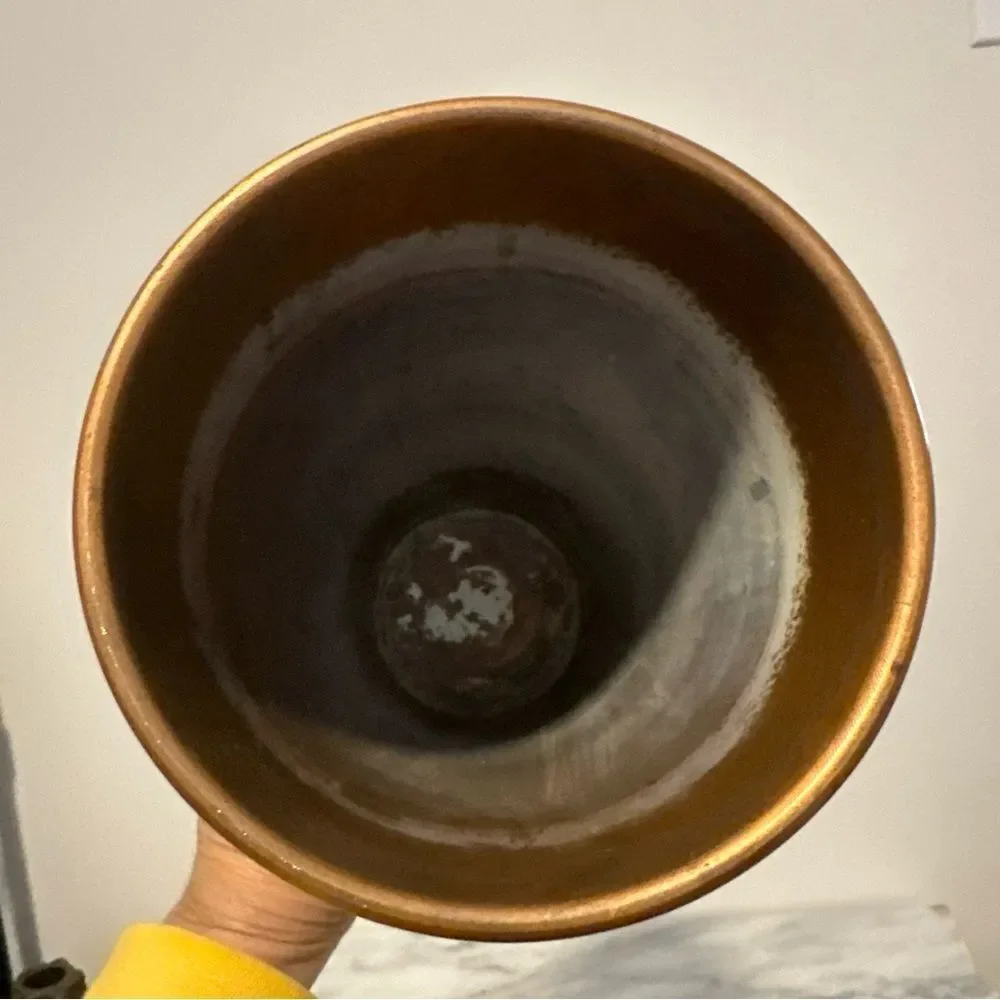 Rare Pottery Barn Copper flower vase